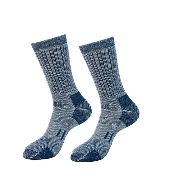Venoro Unisex Thermal Wool Hiking Socks - Thick Warm Winter Socks for Outdoor Activities