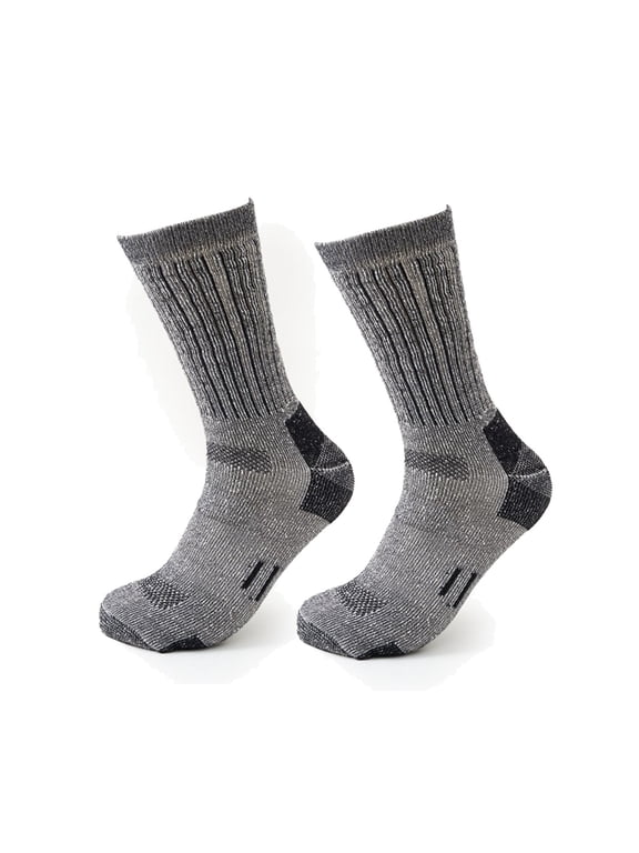 Unisex Thermal Wool Hiking Socks - Thick Warm Winter Socks for Outdoor Activities