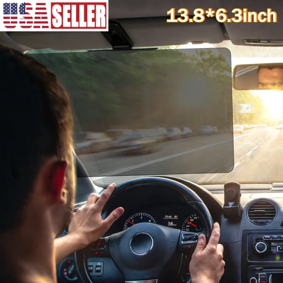 Venoro Universal Car Sun Visor Extender Anti-Glare Adjustable Sunshade Panel for safe