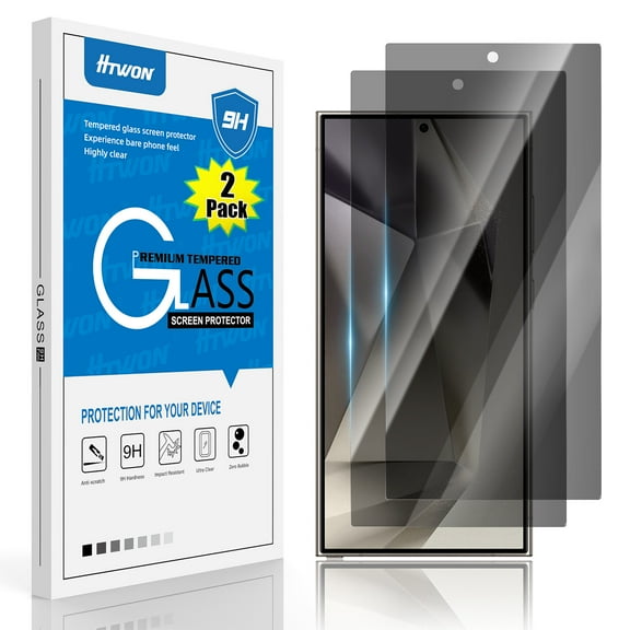 Venoro for Samsung Galaxy S24 Ultra Screen Protector Anti Spy Privacy Tempered Glass Films, 2 Packs