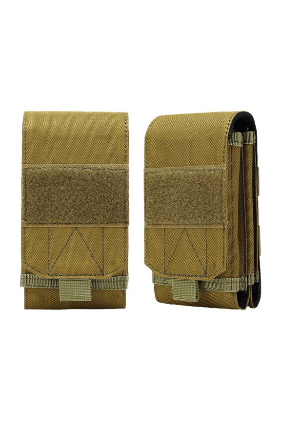 for iPhone Flip Oxford Waist Bag - Water-Resistant Double-Layer 6.9" Phone Pouch