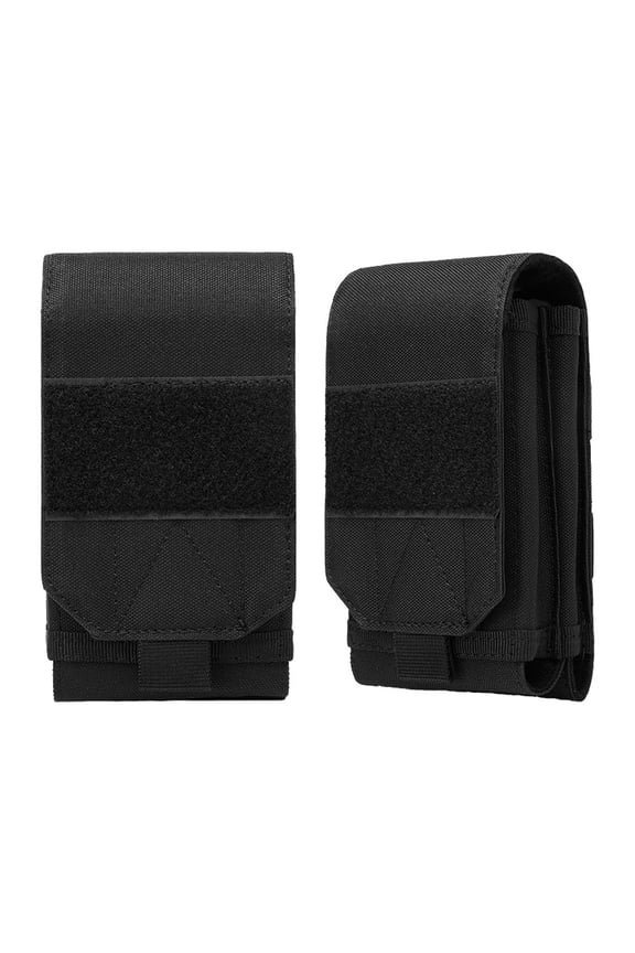 for iPhone Flip Oxford Waist Bag - Water-Resistant Double-Layer 6.9" Phone Pouch