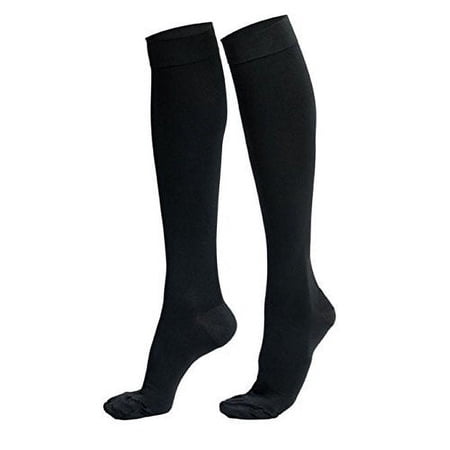 Venosan MC79205 Women Micro Fiber Line Below Knee Closed Toe Stocking, Small Beige