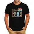 thumbnail image 1 of Venrcoxz 1985 T Shirts Funny 40th Birthday Gifts for Men Retro 40th Birthday Party Favors Ideas, 1 of 6
