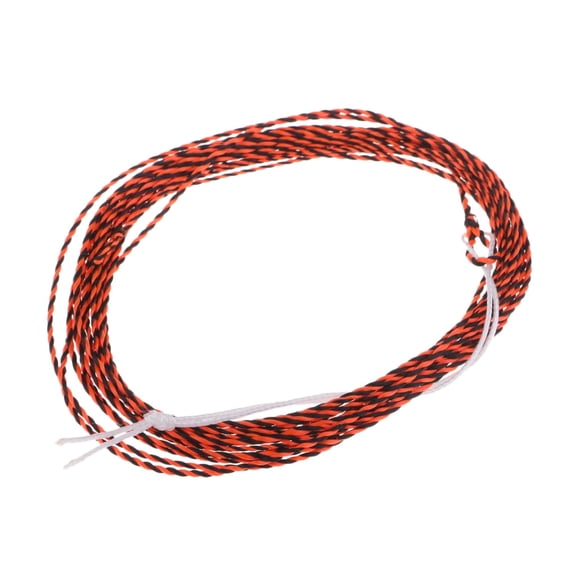Vensio 11FT Orange with Black Fly Fishing Line Braided Furled Leader with Buckle for Tapered Casting
