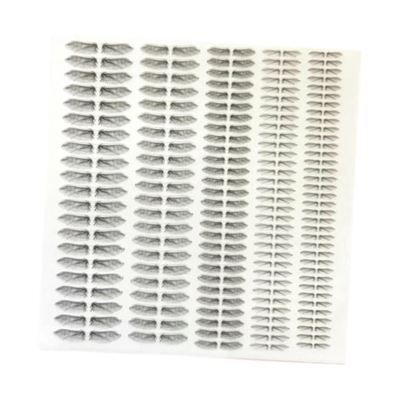 Vensio 140-Pair Gray Fly Tying Bionic Wings Set 5 Sizes Artificial Lure Binding Materials for Saltwater Fishing