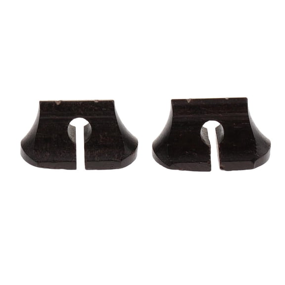 Vensio 2-Pack Exquisite Ebony Erhu Bridges Professional String Instrument Replacement Parts for Chinese Erhu