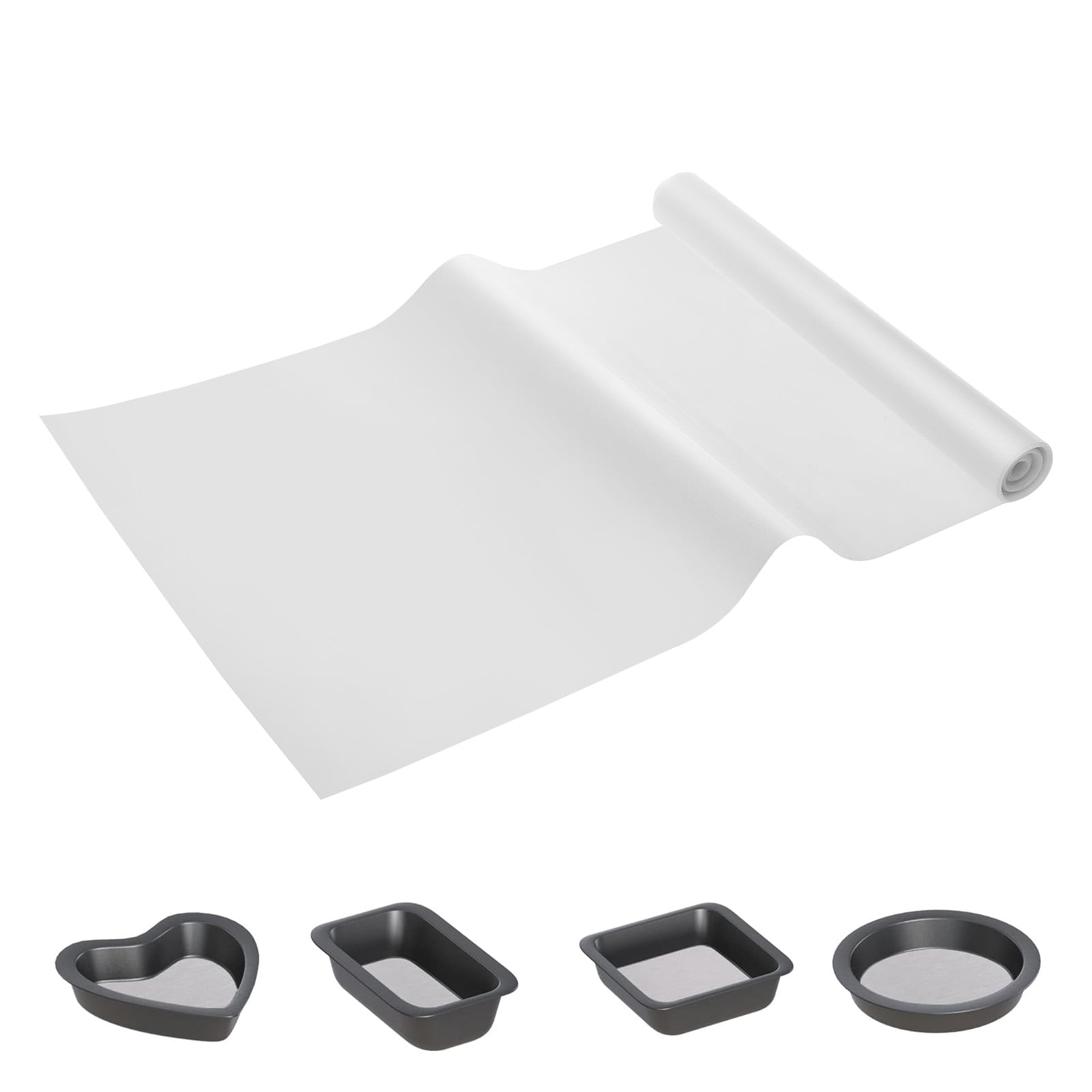 Vensio -244cm Silicone Baking Mat Roll Non-Stick Pastry Sheet, Heat Resistant Reusable Dough Rolling Mat for Oven Pan and Air Fryer Liner, Cuttable Countertop Pad