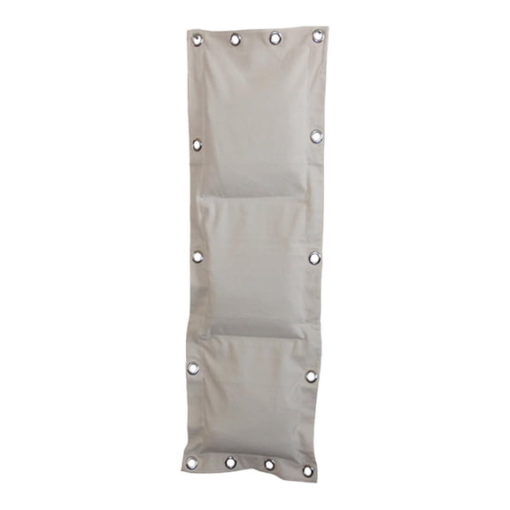 Vensio 3-Section Wall Mounted Punching Bag Heavy Duty Unfilled Canvas Sandbag for Kung Fu Martial Arts Training