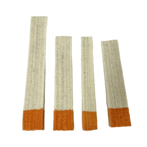 Vensio 4-Piece Professional Piano Tuning Mute Blocks Set Yellow Wool Felt Repairing Kit for Mediant Strings