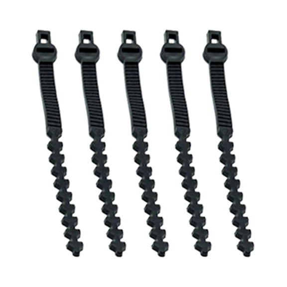 Vensio -5 Pieces Adjustable Tree Plant Ties with Interlocking Design, Heavy Duty Flexible Rubber Locking Straps for Supporting Shrubs and Fruit Trees 600mm