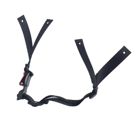 Universal Hard Hat Chin Strap Replacement, with Quick Release Buckle Adjustable PVC Safety Helmet Band Accessory Black