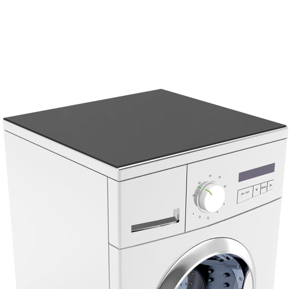 Vensio -Anti-Slip Washer and Dryer Top Protector Mat 23x23 Inch, Absorbent Diatomite Machine Top Cover for Laundry Room, Waterproof Dustproof Guard for Appliances Grey