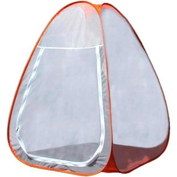 Vensio-Buddhist Meditation Tent Single Mesh Net Sit-In Free-Standing Cabana Quick Folding Outdoor Camping Shelter