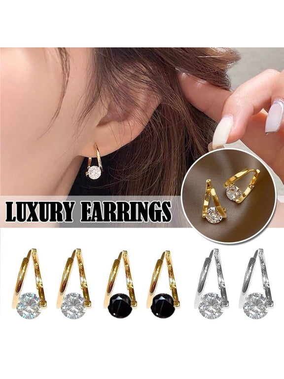 -Lymphatic Magnetotherapy Germanium Earrings Magnetic Acupressure Studs Fits Women