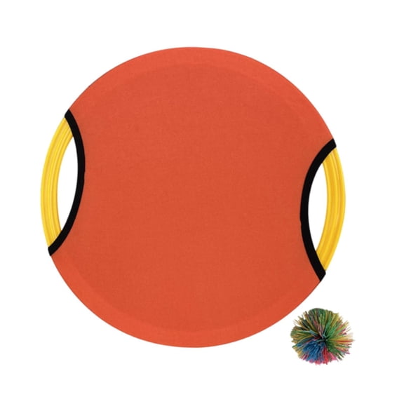 Vensio Orange Trampoline Paddle Ball Game Set with Stringy Ball for Backyard Beach Party and Sensory Training