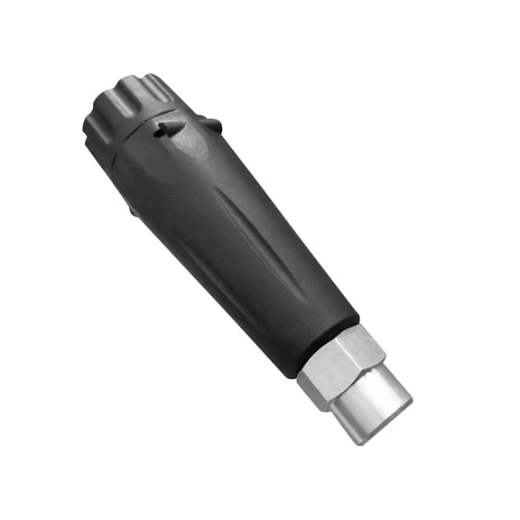 Vensio -Professional G1/4 Quick Connector Foam Nozzle with Adjustable Flat Spray, High Pressure Car Washer Foaming Blaster Bottle for Detailing and Cleaning Black