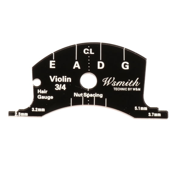 Vensio Professional Violin Fingerboard Scraper Template for Viola Cello Precision Assembly and Setup