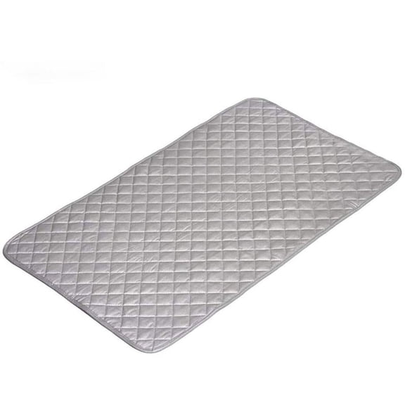 Vensio -Silver Coated Steam Ironing Mat and Heat Resistant Pad, Portable Tabletop Iron Rest Protective Plate for Clothes Care, Foldable Washer Top Protector 48x85cm