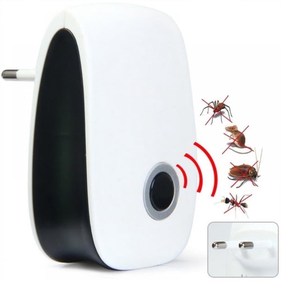 Vensio-Ultrasonic Pest Repeller, Plug-in Electronic Insect & Rodent Control-white-