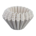 thumbnail image 1 of Vensio-Unbleached Disposable Cone Paper Coffee Filters 8-10 Cups 100Pcs, Raw Natural Wood Pulp Coffee Dripper Filters V-Cone Brewer Bags for Pour-Over Maker-white-s, 1 of 8