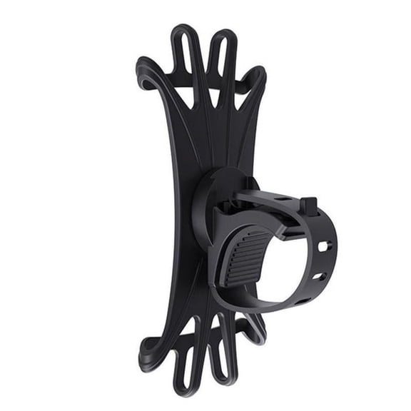 Vensio-Universal Silicone Bike Phone Mount Holder 360 Rotation Bicycle Motorcycle Handlebar Cell Phone Bracket
