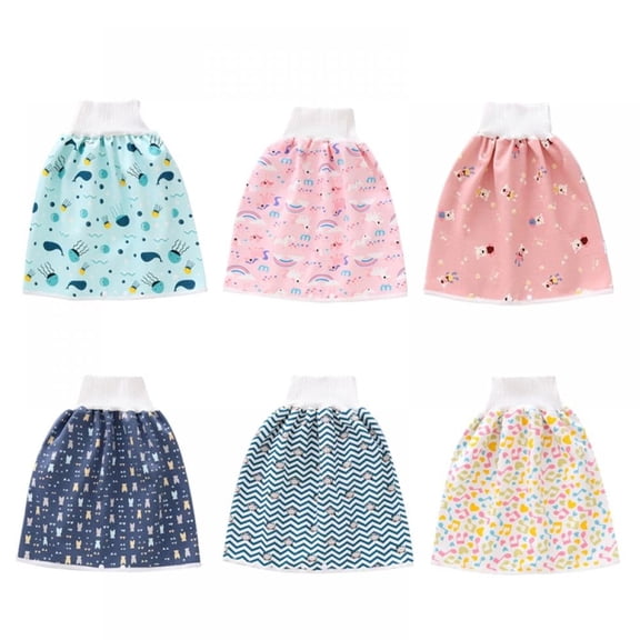 Vensio-Waterproof Potty Training Diaper Skirt, Toddler Nighttime Bedwetting Shorts-e-0