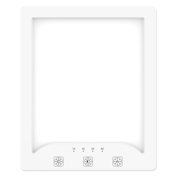 Vensio White SAD Lamp 10000 Lux Light Therapy Sunlight Simulator 3 Color Temperatures 10 Brightness Levels for Mood Improvement
