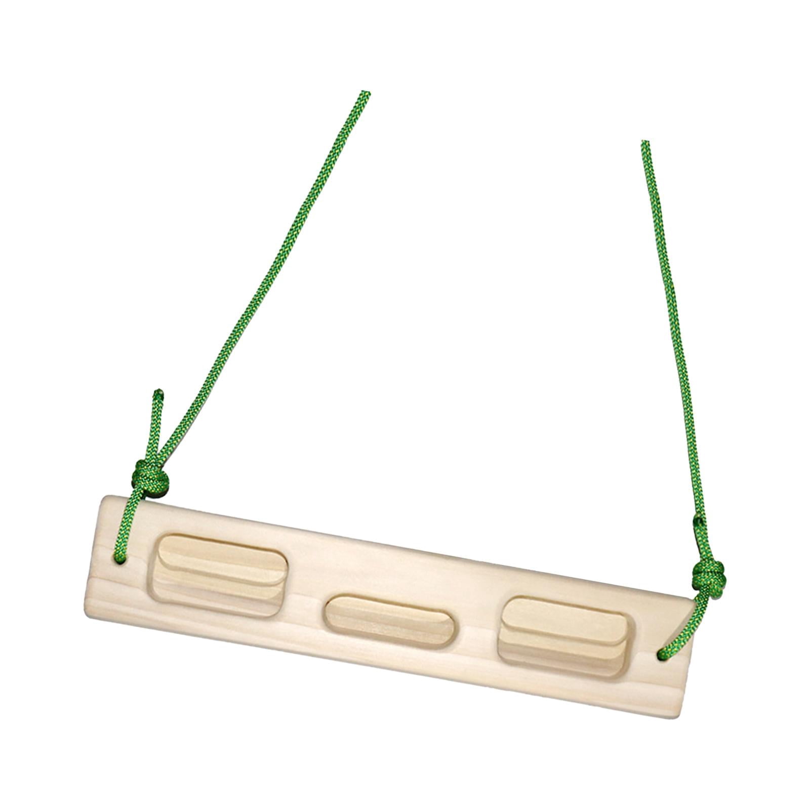 Vensio Wooden Rock Climbing Fingerboard with Jugs and Slopers Building Core Grip Strength Hang Board