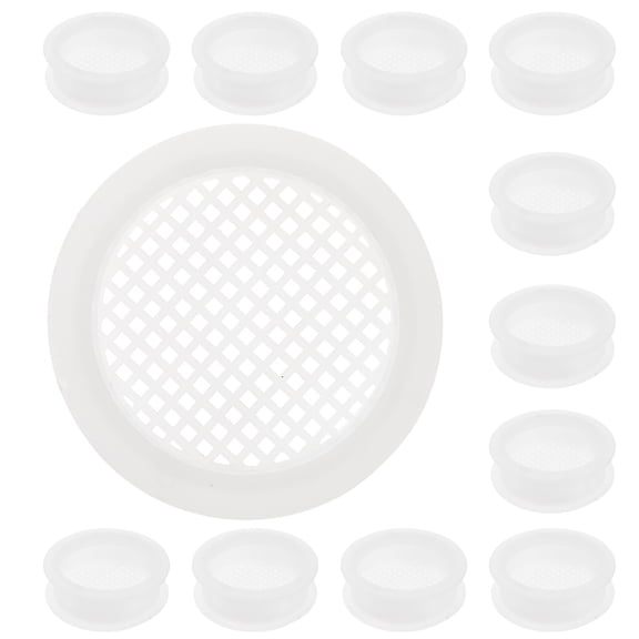 Vent Air Hole Mesh Cabinet Wardrobe Vents Grille Soffit Round Cover Holes Louvered Ventilation Fan Honeycomb Grommet