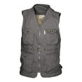 thumbnail image 1 of Tag Safari Vent Back Livingstone Vest for Men, 100% Cotton Vest for Hunters, Explorers, Photographers and Journalists (Olive, 3X-Large), 1 of 4