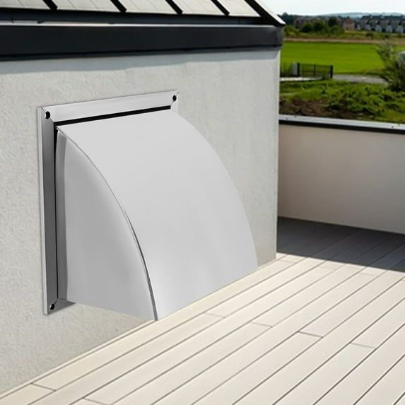 Vent Cover 304 Stainless Steel Vent Cover Exhaust Hood Vent Cap Outdoor Wall Vent Cover