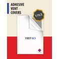 thumbnail image 1 of Vent Cover Adhesive- Register Cover for Air Vents. an AC Vent Deflector That's Peel n Stick - Pure White Sheet - 11 inch X 17 Inch (1 Pack), 1 of 5