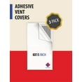 thumbnail image 1 of Vent Cover Adhesive- Register Cover for Air Vents. an AC Vent Deflector That's Peel n Stick - Pure White Sheet - 8 inch X 15 Inch (3 Pack), 1 of 5