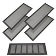 thumbnail image 1 of Vent Covers for Home Floor Vent Covers Magnetic Mesh Vent Covers for Ceiling Floor Vent Covers Catch Debris Hair Insect,Black (4 Pieces,4 x 10 Inch), 1 of 7
