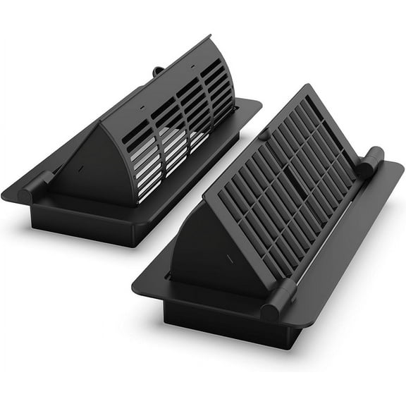 Vent Deflectors 4 x 10 inch, Adjustable Floor Vent Covers For , Home, Office or Ceiling 2pack