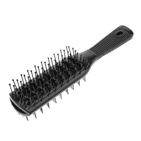 Vent Hair Brush 9 Row Anti Static Detangling Brush Lightweight Grip Control Resin for Wet Short Curly Straight Hair Blow Drying Quickly