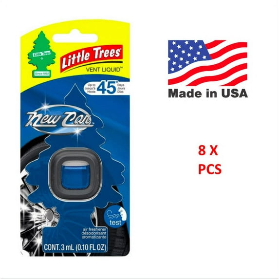 Vent Liquid New Car Little Trees CTK-52633 MADE IN USA Pack of 8