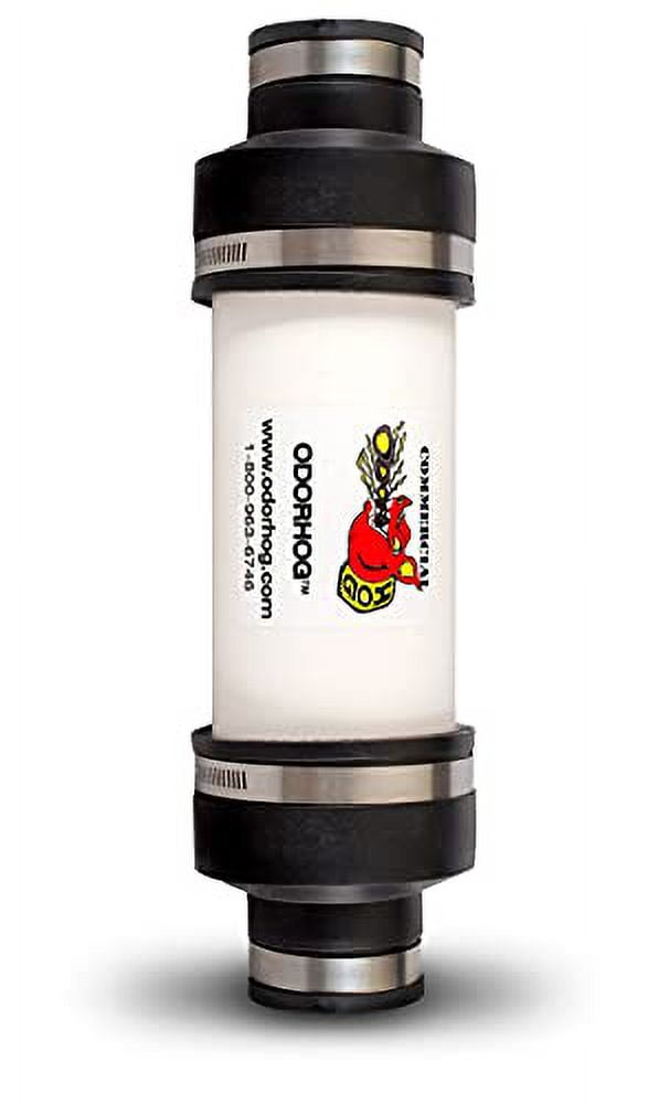 Vent Stack Pipe Filter, PVC Inline Model Removes Outdoor Septic and