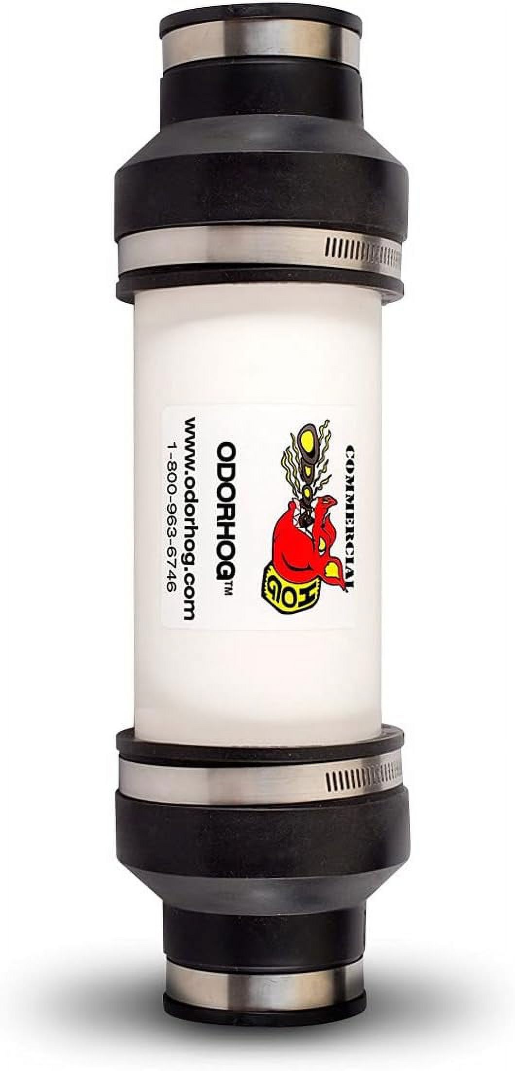 Vent Stack Pipe Filter, PVC Inline Model Removes Outdoor Septic and