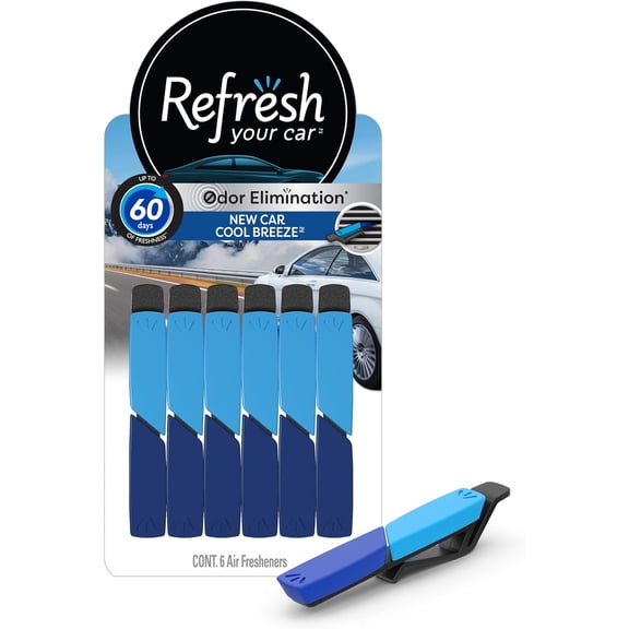 Vent Sticks, New Car / Cool Breeze Scent, 6 Pack