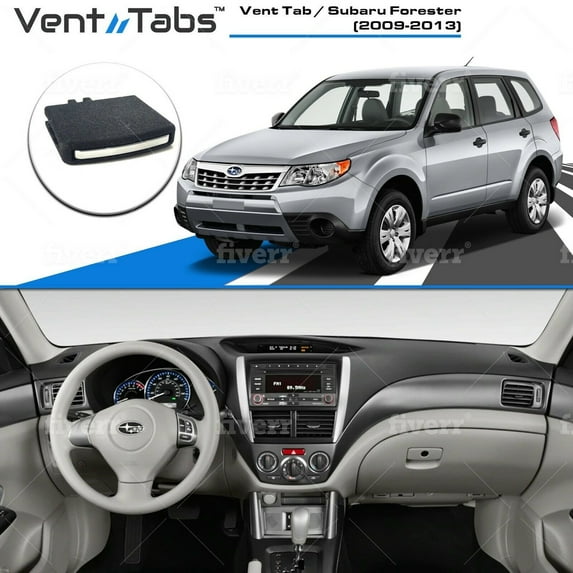 Vent Tabs A/C Air Vent Clip-Vent Tab Subaru Forester Front vent 2009-2013