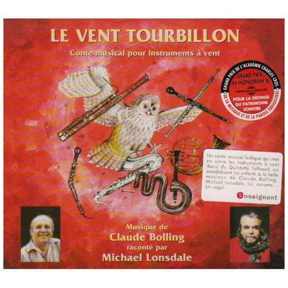 Vent Tourbillon: Conte Musical de Claude / Various - Le Vent Tourbillon: Conte Musical De Claude Bolling - Music & Performance - CD