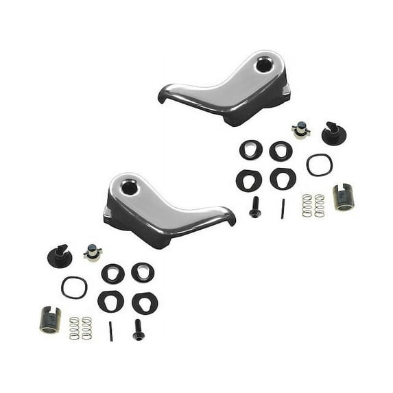 Vent Window Crank Handle Set 2 Piece Set - Compatible with 1979 - 1993 GMC G1500 1980 1981 1982 1983 1984 1985 1986 1987 1988 1989 1990 1991 1992