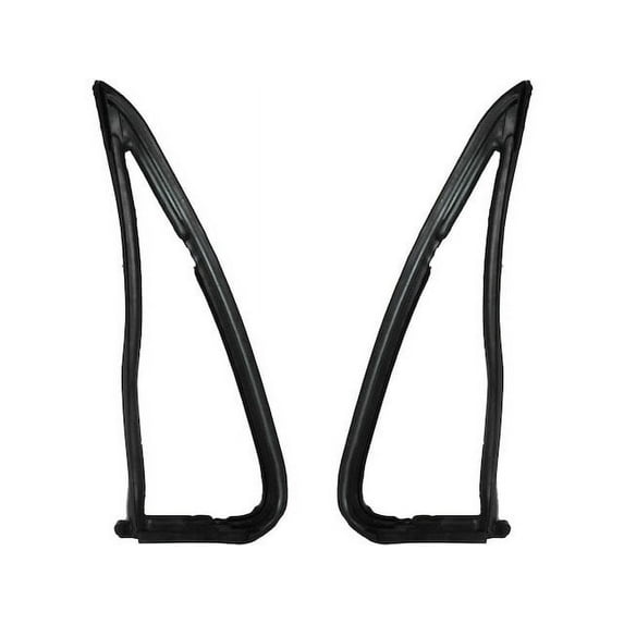 Vent Window Weatherstrip 2 Piece Set - Compatible with 1981 - 1986 Chevy K20 Suburban 1982 1983 1984 1985