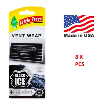 Vent Wrap Black Ice Little Trees CTK-52431 MADE IN USA Pack of 8