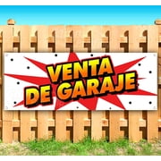 Venta De Garaje 13 oz Vinyl Banner With Metal Grommets