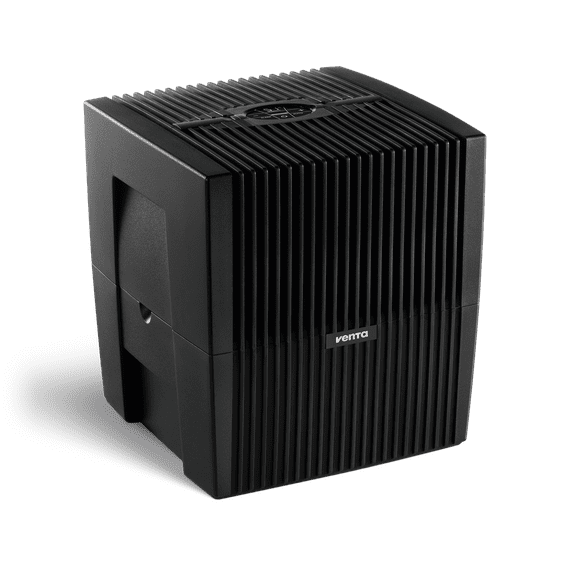 Venta LW25 Comfort Plus Evaporative Humidifier, Filter-Free, Black, for up to 485 sq ft
