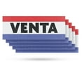 thumbnail image 1 of Venta Vinyl Decal 5 Pack of 12 Inch x 5 Inch Weatherproof Heavy-Duty Adhesive Backing | Spanish Sale Promotions, Retail Discounts, Professional Display | Made in USA, 1 of 6