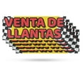 thumbnail image 1 of Venta de Llantas Vinyl Decal 5 Pack of 24 Inch x 9 Inch Weatherproof Heavy-Duty Adhesive Backing | Spanish Tire Sales, Affordable Auto Products, Bold Display | Made in USA, 1 of 6